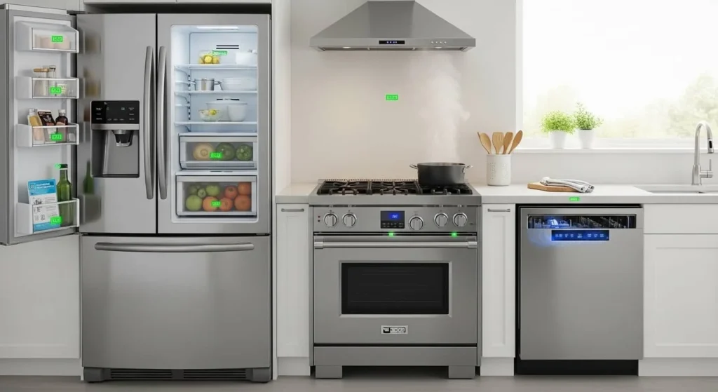 high-efficiency appliances the big three